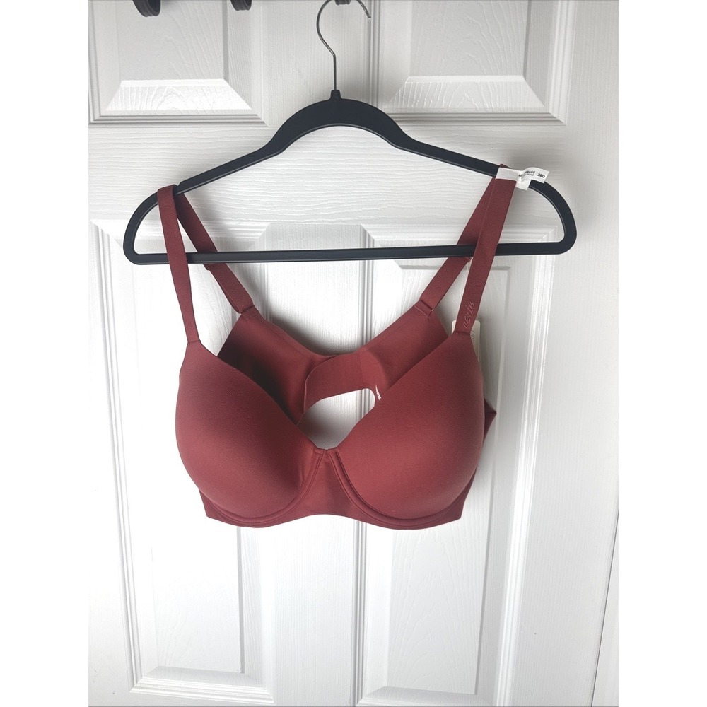 Aerie Smoothez 38D Rust Red  T-shirt Bra NWT